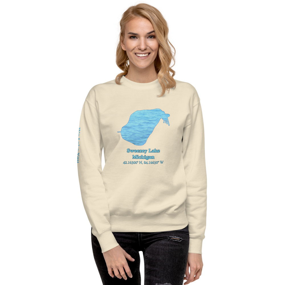 Sweezey Lake Premium Unisex Sweatshirt