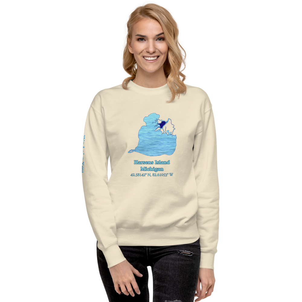 Harsens Island Premium Unisex Sweatshirt