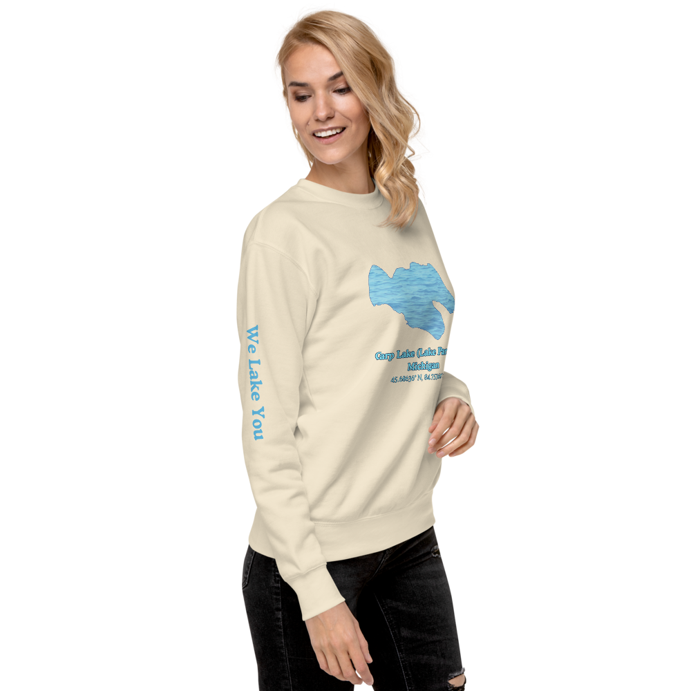 Carp Lake (Lake Paradise) Premium Unisex Sweatshirt