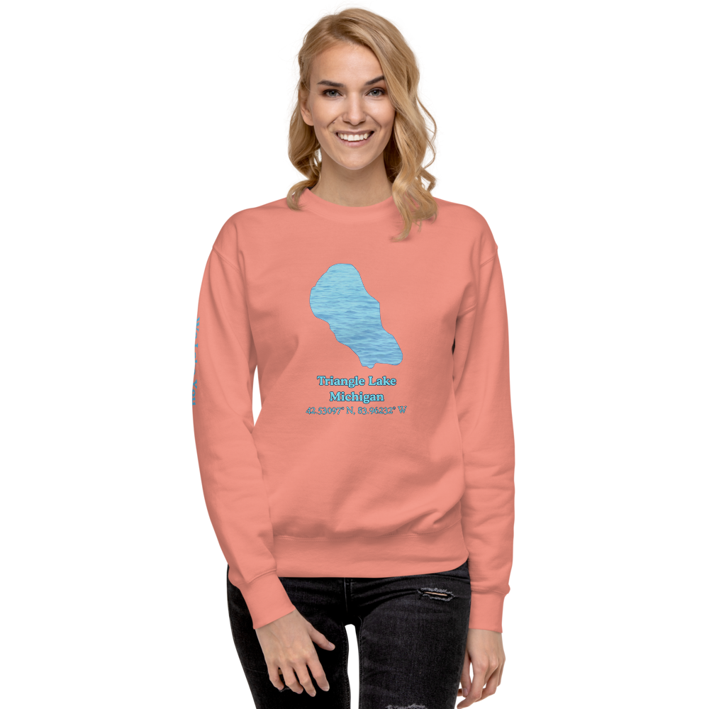 Triangle Lake Premium Unisex Sweatshirt