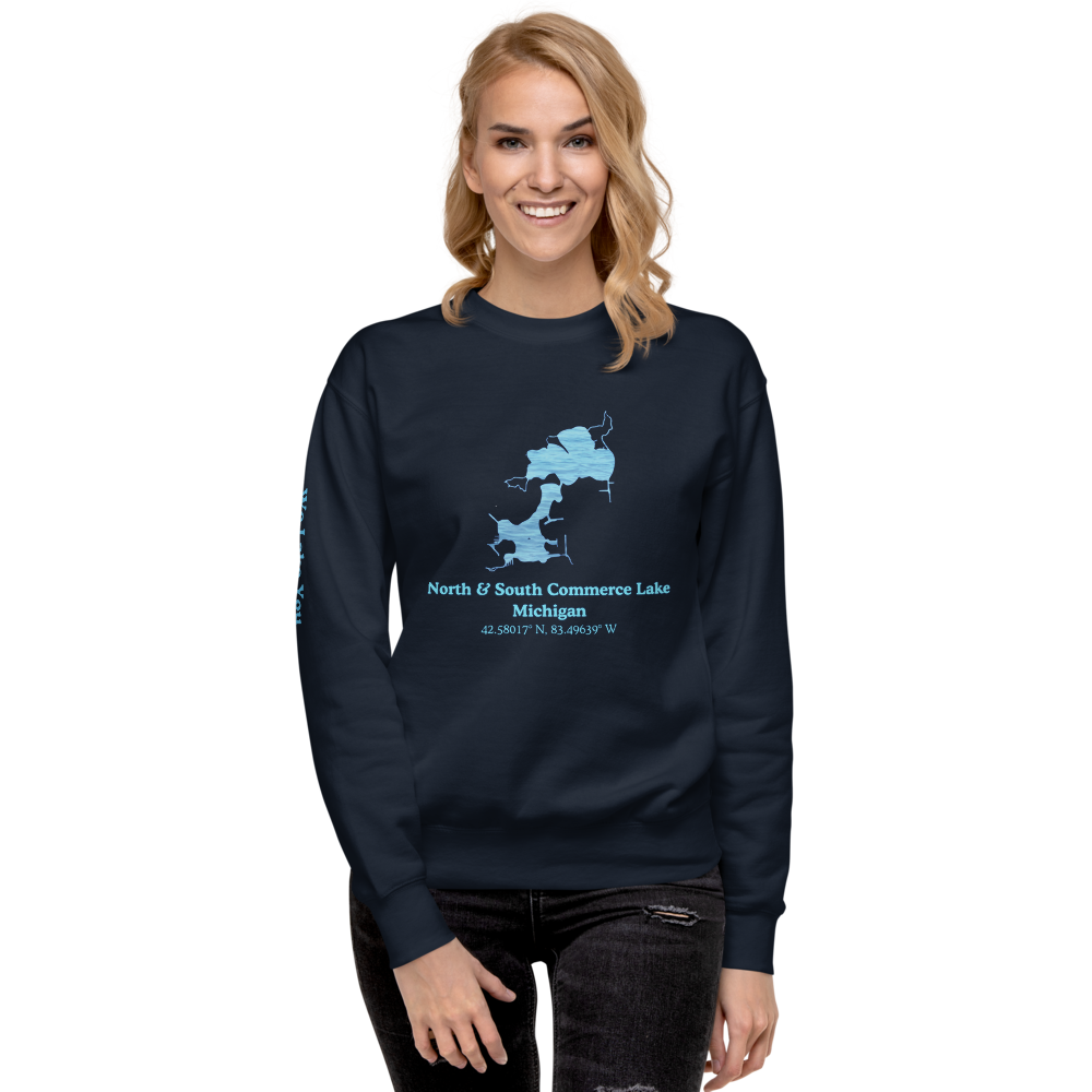 North & South Commerce Lake Premium Unisex Sweatshirt
