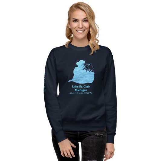 Lake St. Clair Premium Unisex Sweatshirt