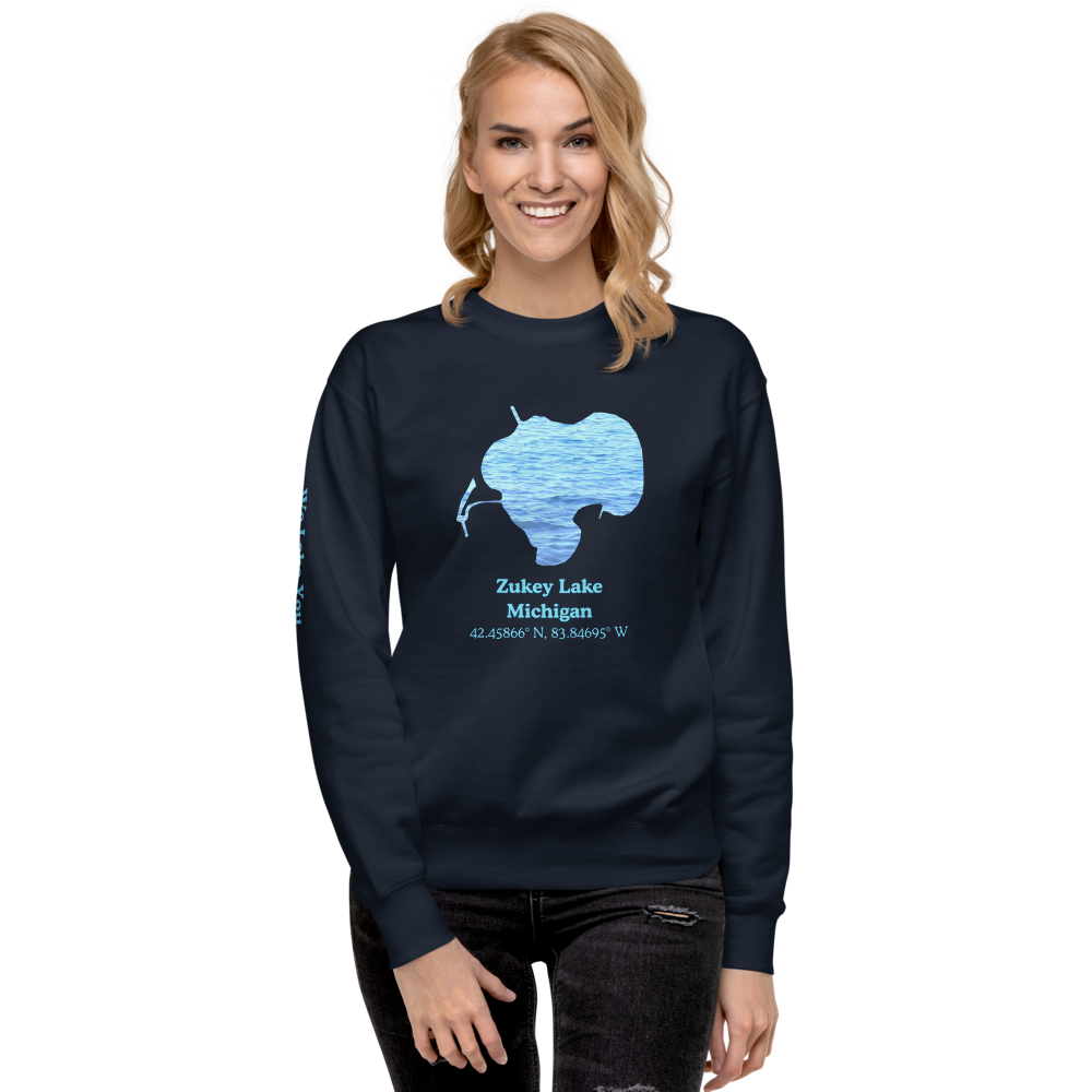 Zukey Lake Premium Unisex Sweatshirt