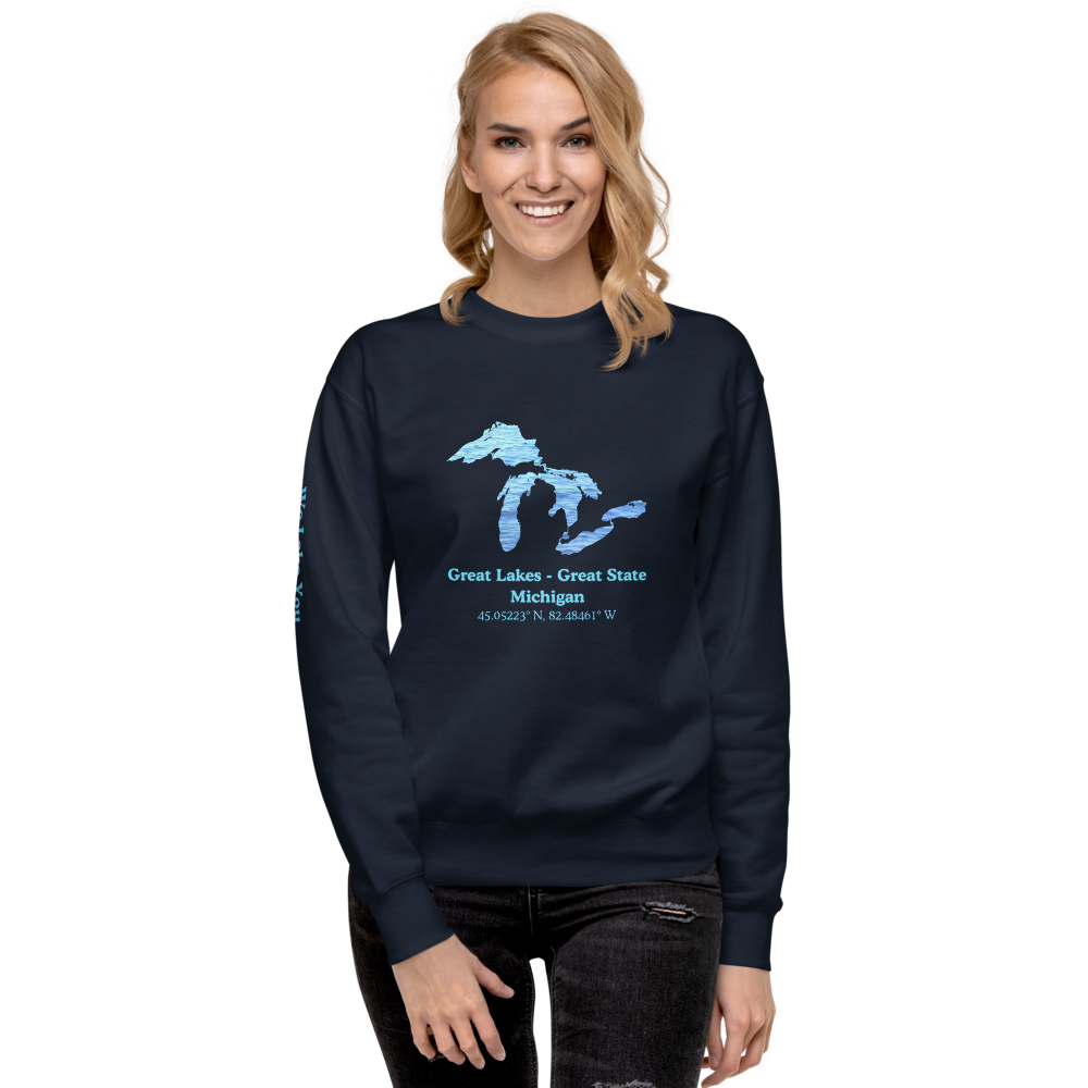 Great Lakes - Great State Premium Unisex Sweatshirt