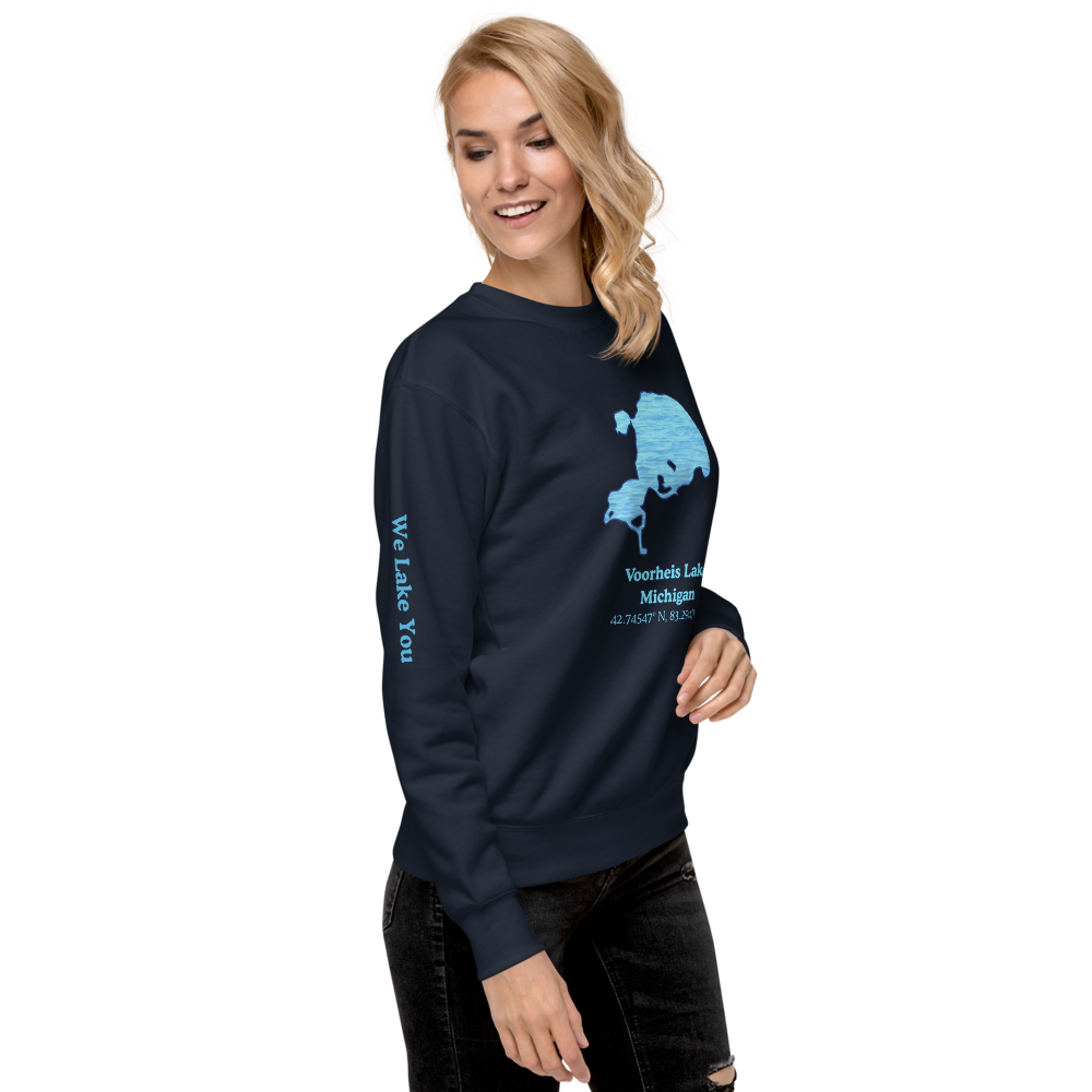 Voorheis Lake Premium Unisex Sweatshirt
