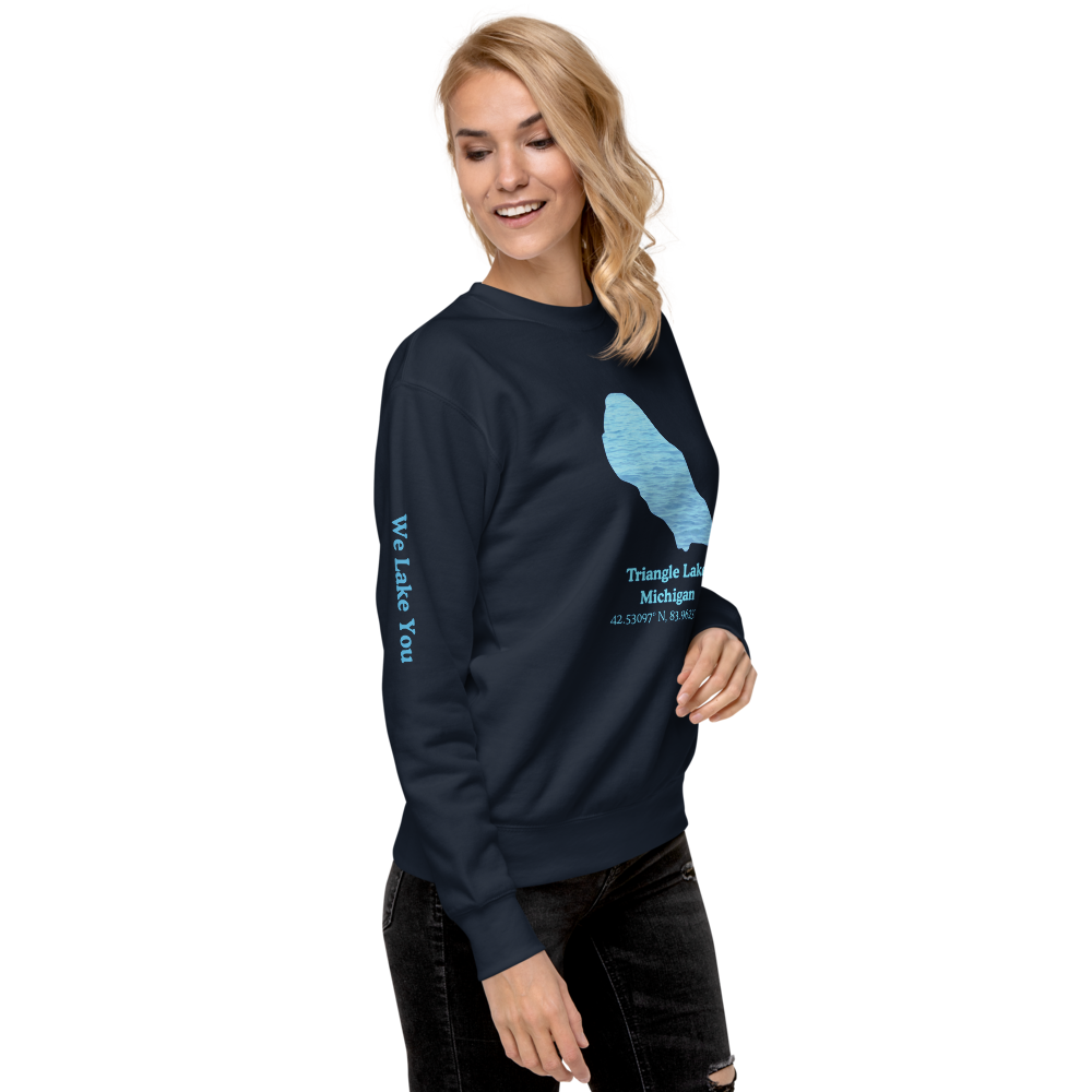 Triangle Lake Premium Unisex Sweatshirt