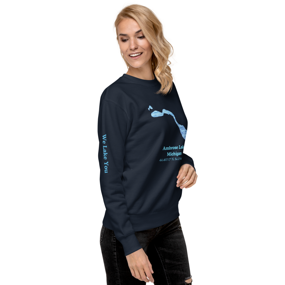 Ambrose Lake Premium Unisex Sweatshirt