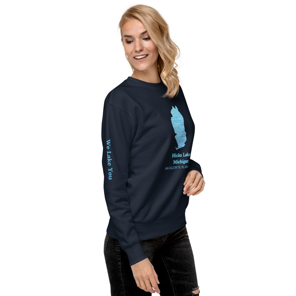 Hicks Lake Premium Unisex Sweatshirt