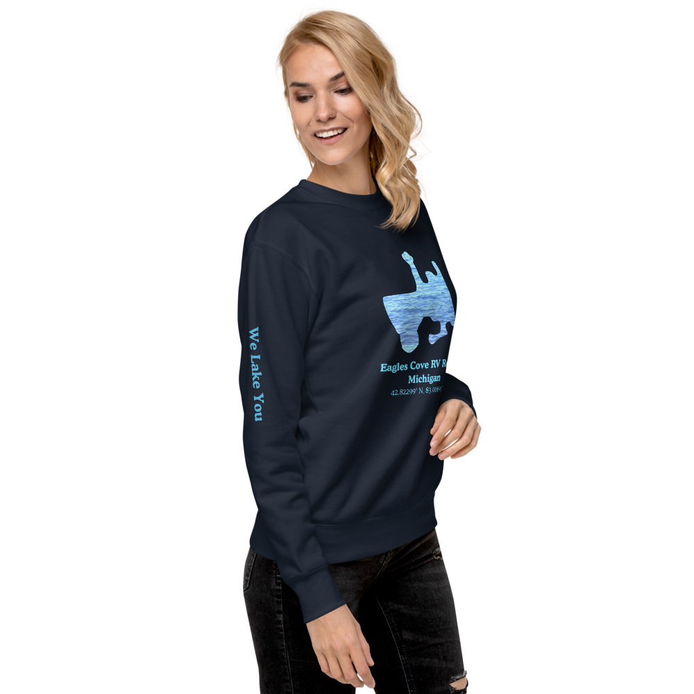 Eagles Cove RV Resort Premium Unisex Sweatshirt