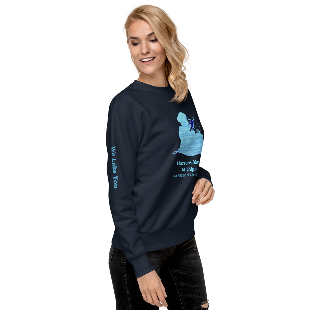 Harsens Island Premium Unisex Sweatshirt