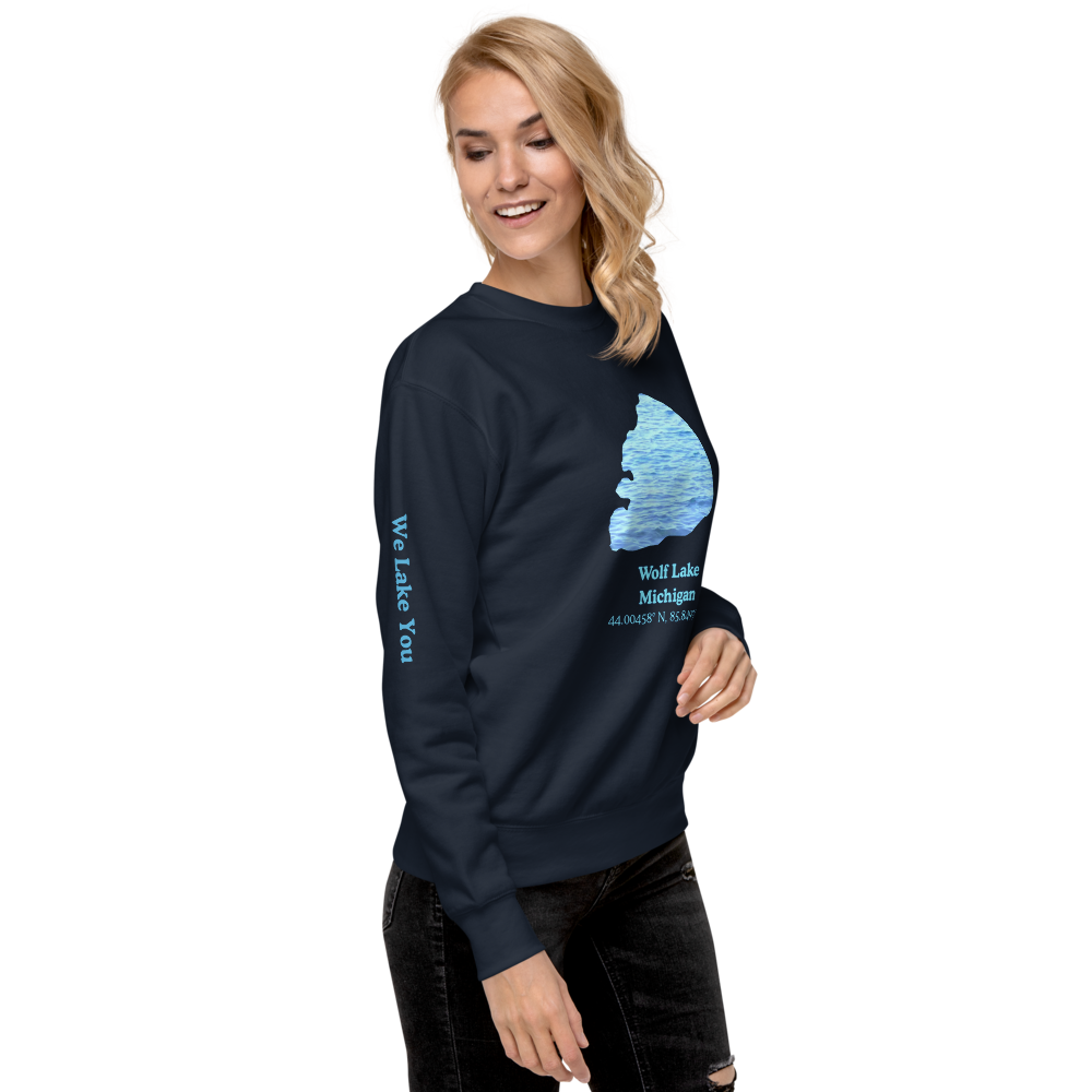 Wolf Lake Premium Unisex Sweatshirt