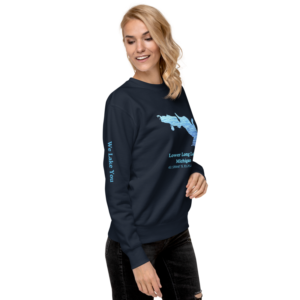 Lower Long Lake Premium Unisex Sweatshirt