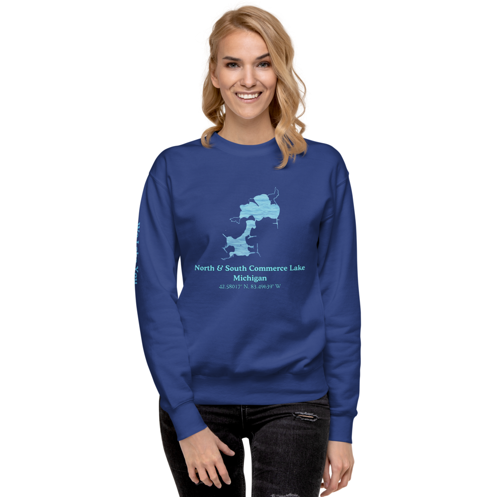 North & South Commerce Lake Premium Unisex Sweatshirt