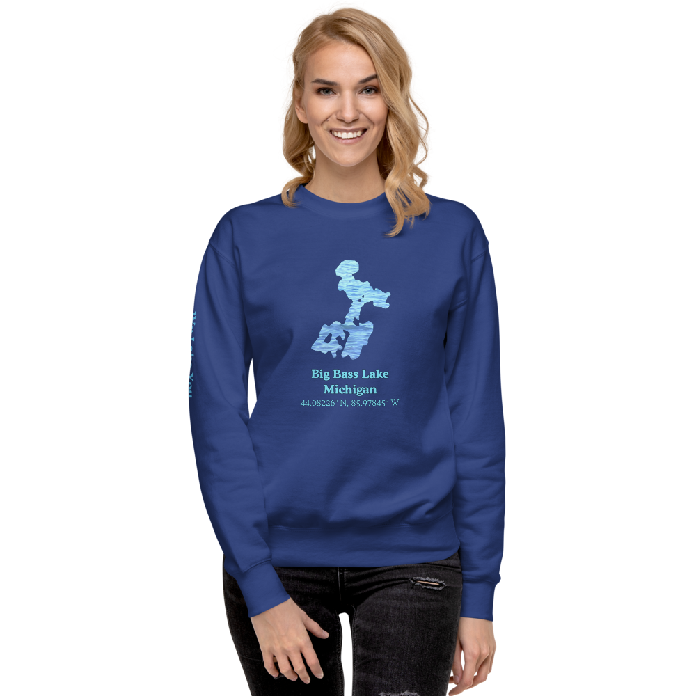 Big Bass Lake Premium Unisex Sweatshirt