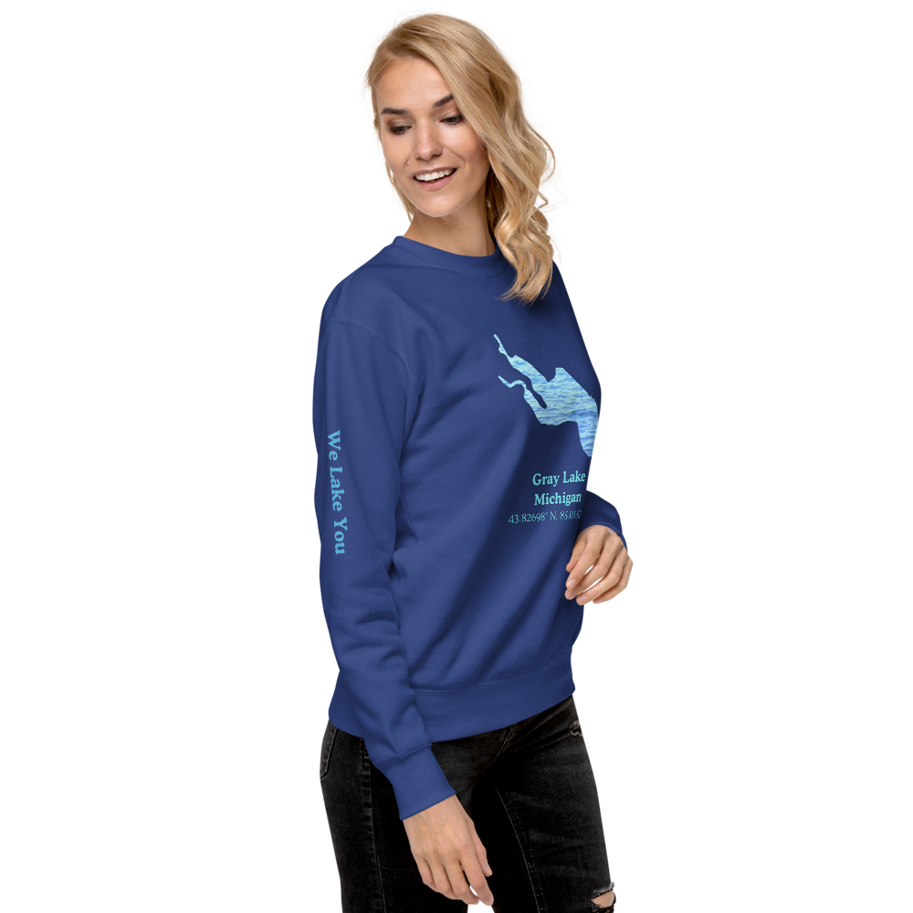 Gray Lake Premium Unisex Sweatshirt