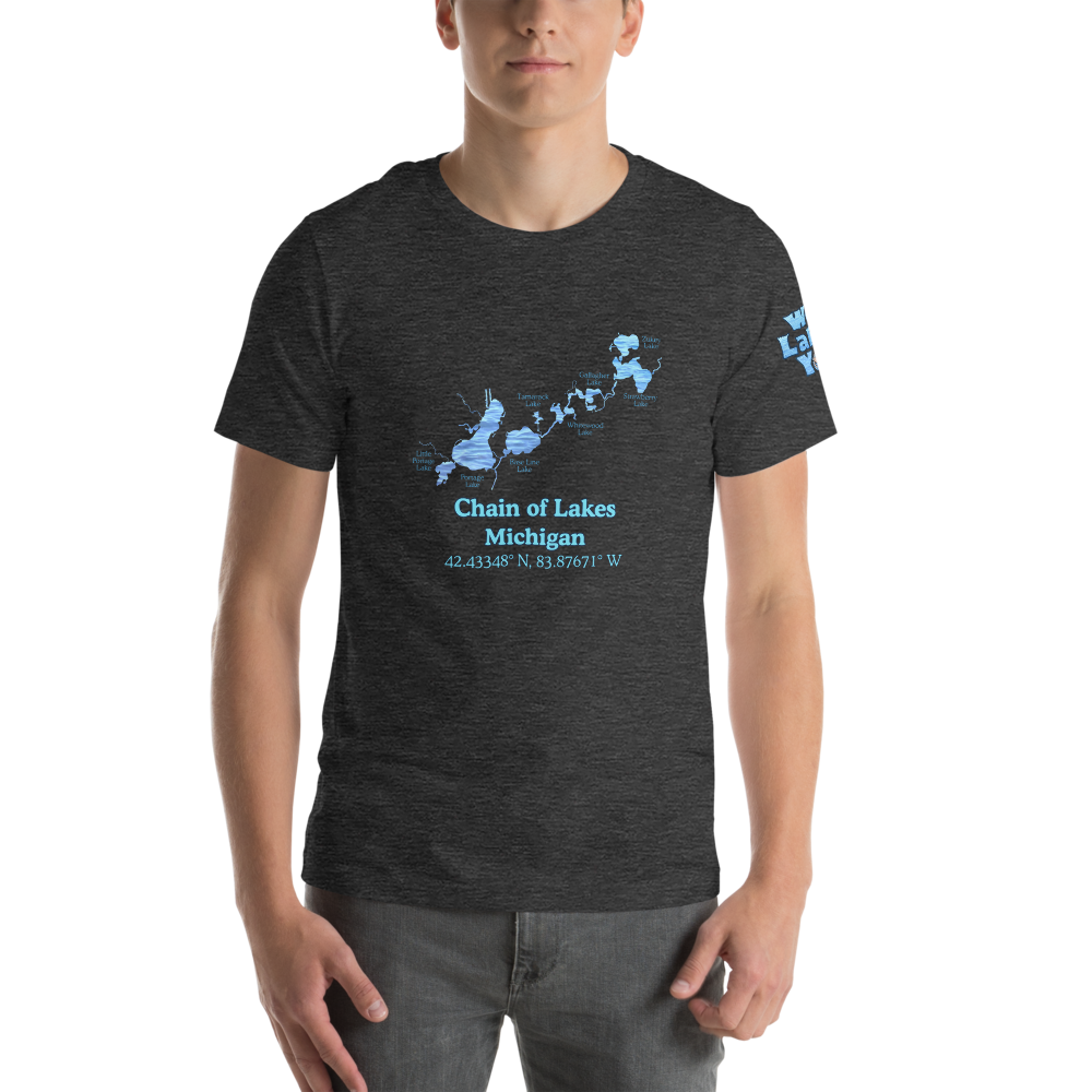 Chain of Lakes Premium Unisex T-shirt