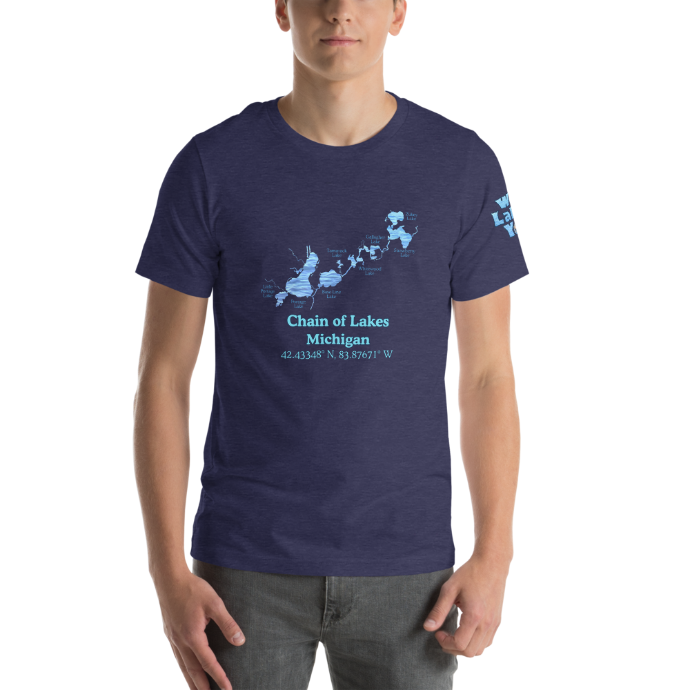 Chain of Lakes Premium Unisex T-shirt
