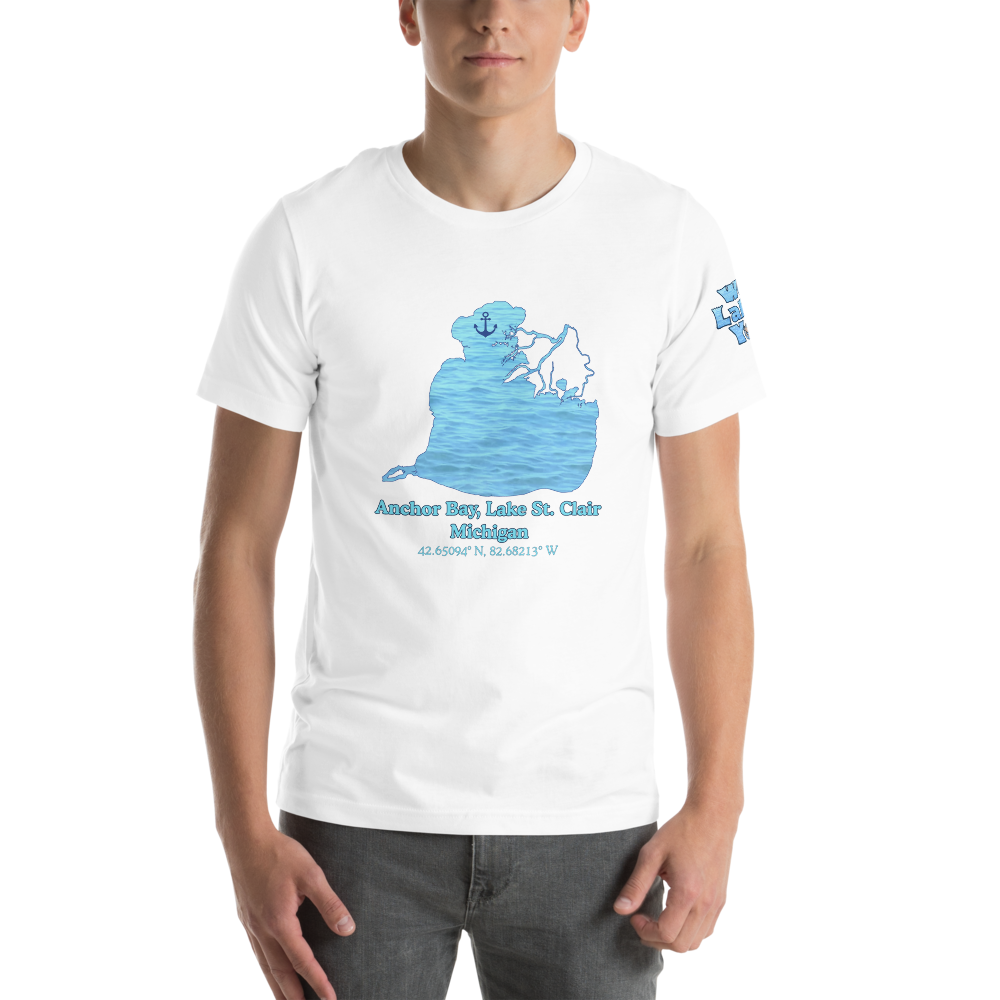 Anchor Bay, Lake St. Clair Premium Unisex T-shirt
