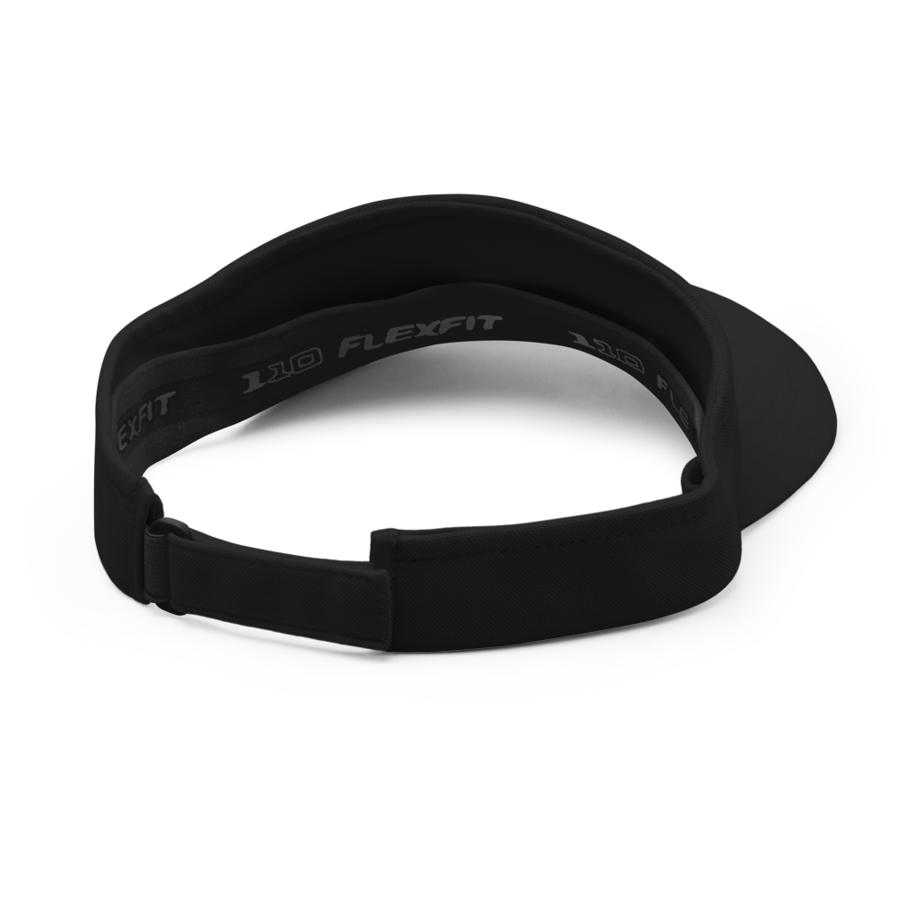 Barnes Lake Visor with embroidered artwork & adjustable velcro strap