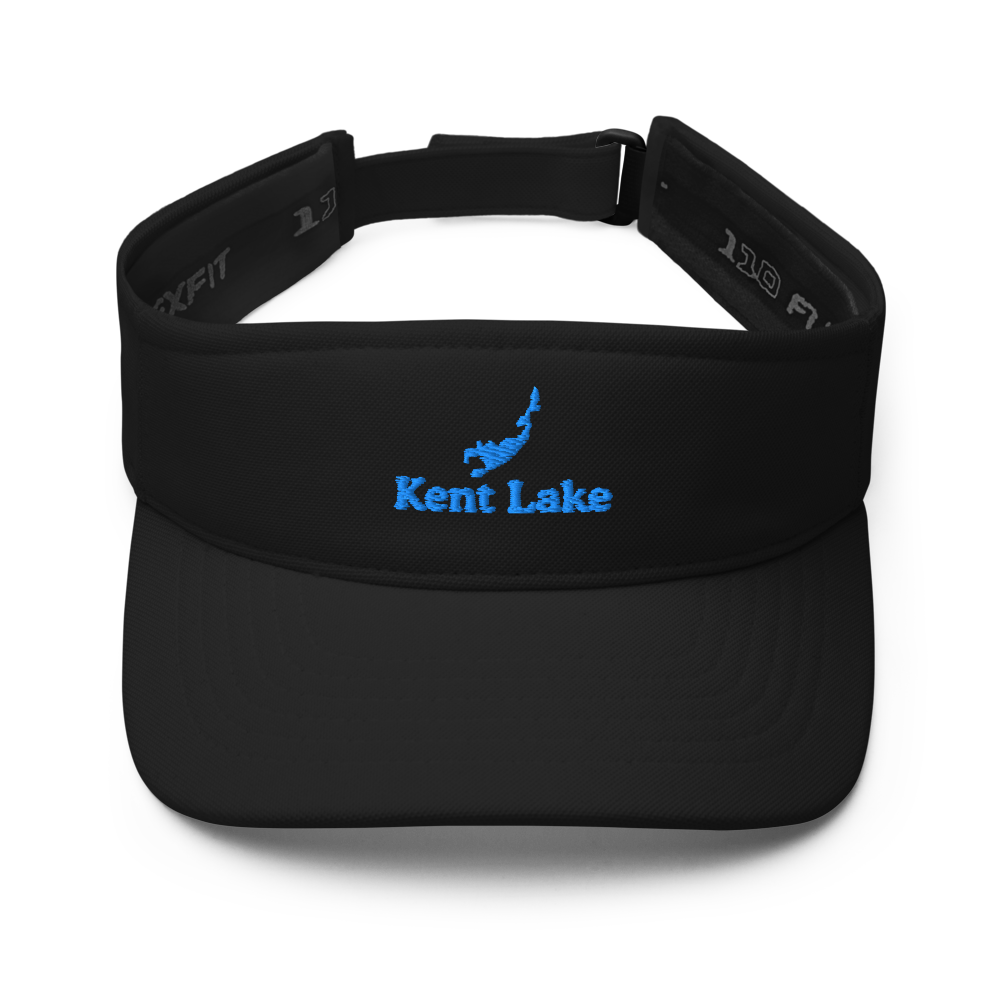 Kent Lake Visor with embroidered artwork & adjustable velcro strap