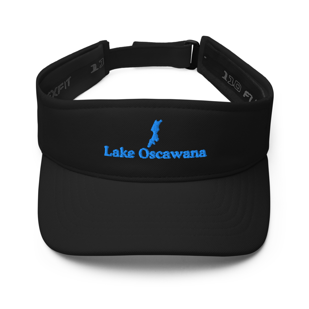 Lake Oscawana Visor with embroidered artwork No Logo