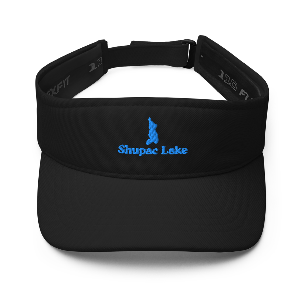 Shupac Lake Visor with embroidered artwork & adjustable velcro strap