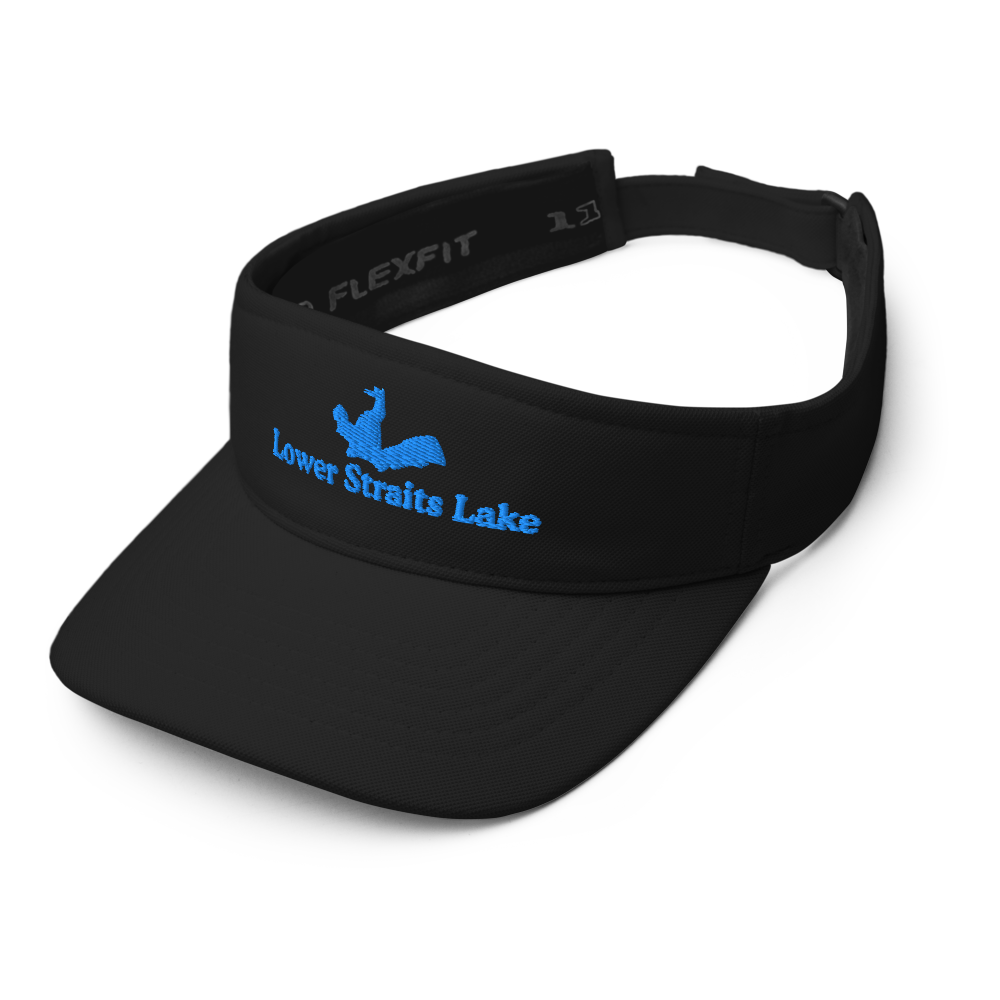 Lower Straits Lake Visor with embroidered artwork & adjustable velcro strap