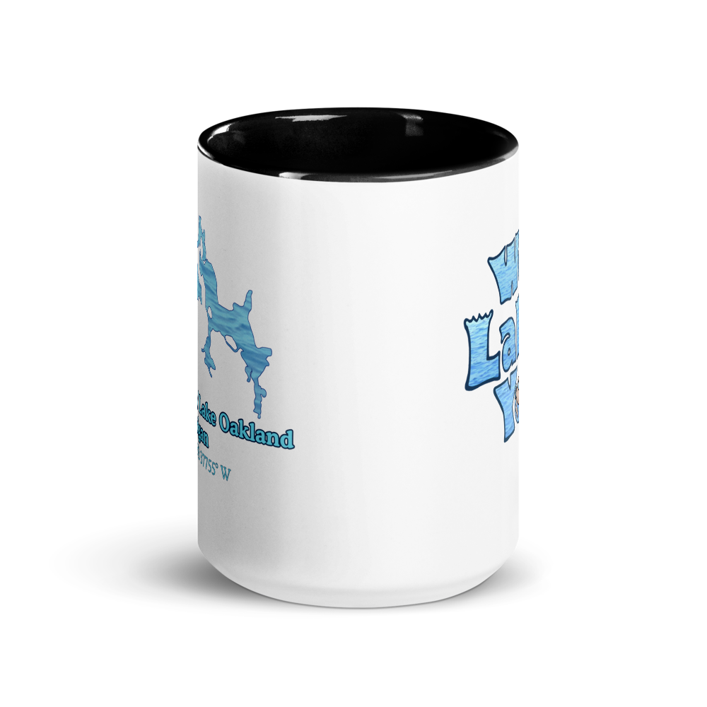 Woodhull Lake / Lake Oakland 15 oz Ceramic Mug