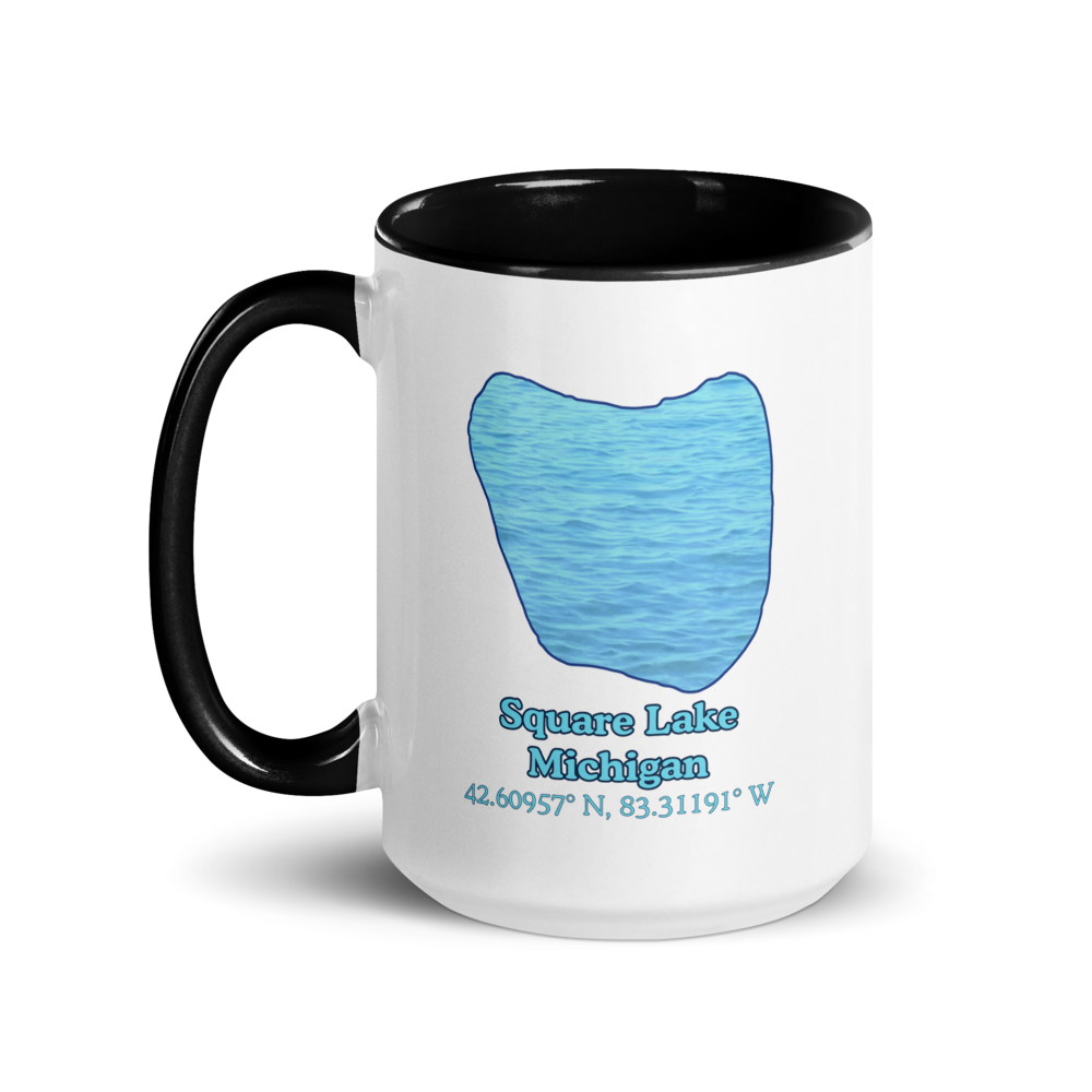 Square Lake 15 oz Ceramic Mug