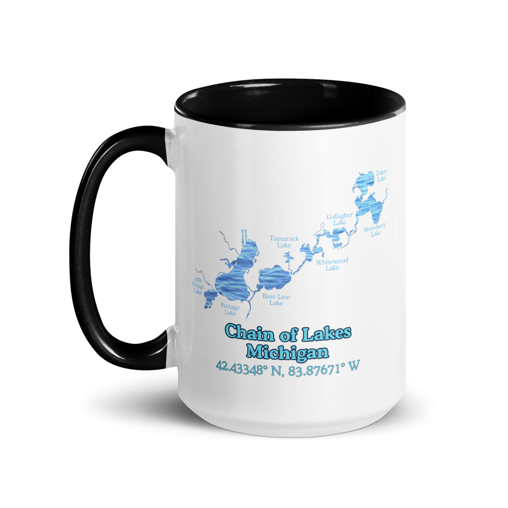 Chain of Lakes 15 oz Ceramic Mug