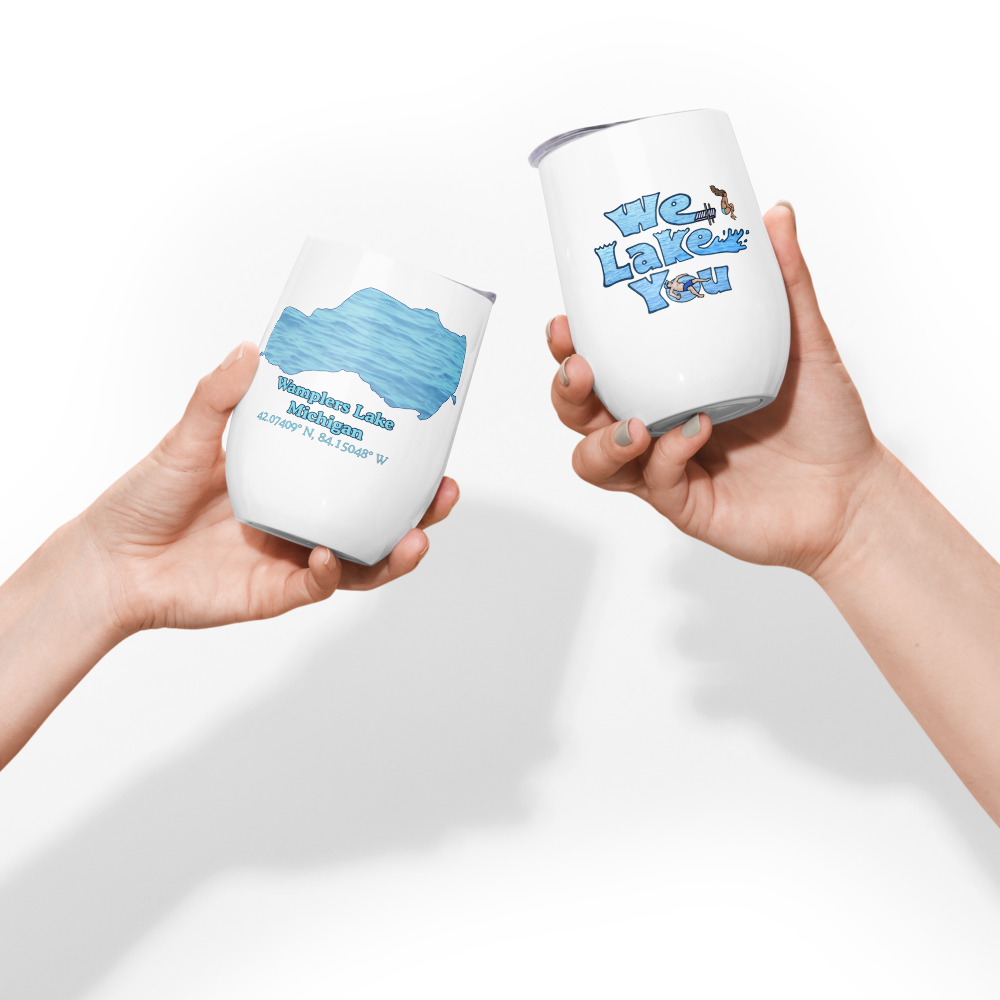 Wamplers Lake Wine Tumbler