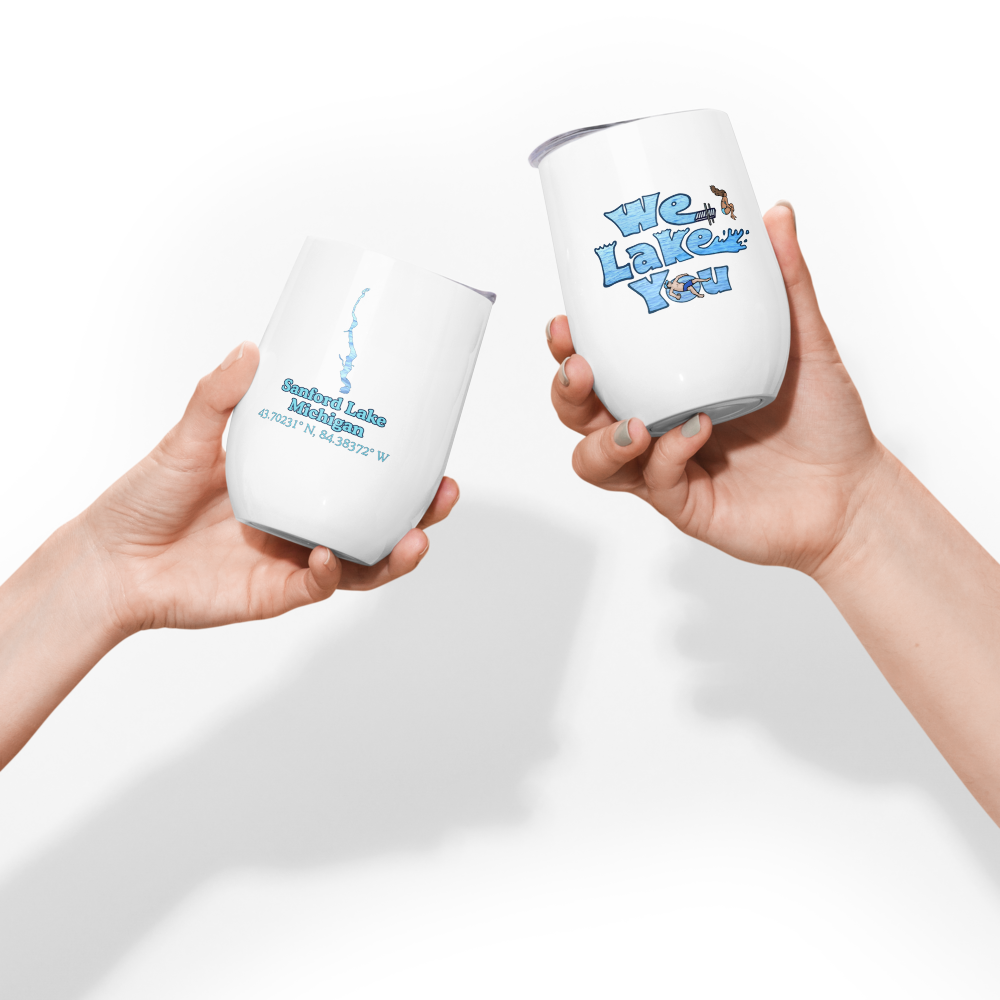Sanford Lake Wine Tumbler