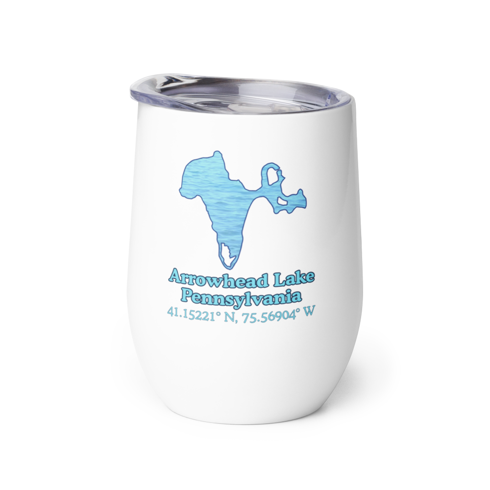 Arrowhead Lake Wine Tumbler