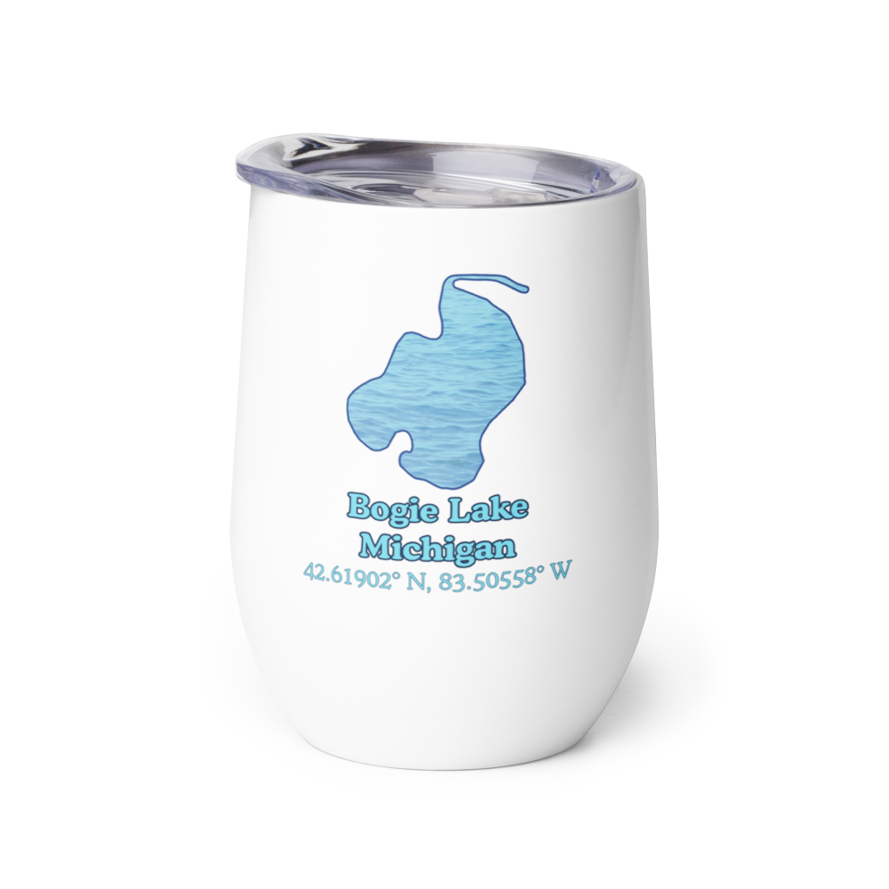 Bogie Lake Wine Tumbler