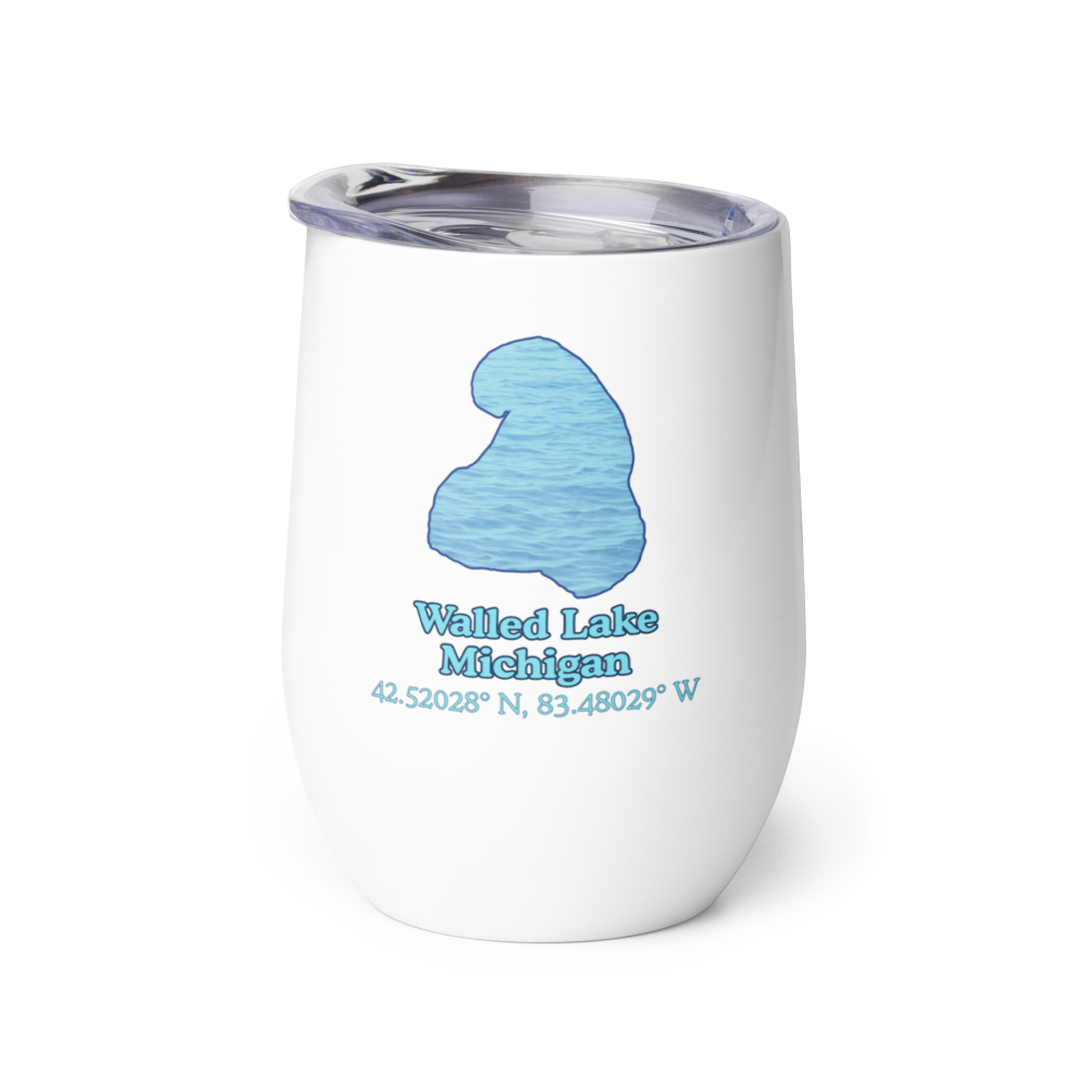 Walled Lake Wine Tumbler