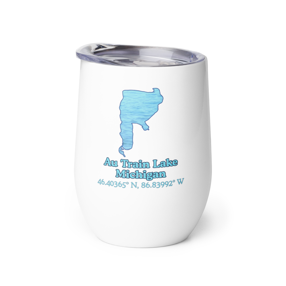 Au Train Lake Wine Tumbler