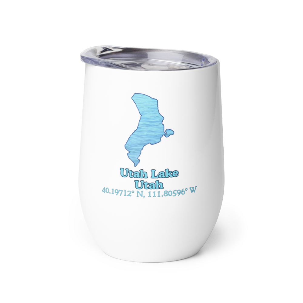 Utah Lake Wine Tumbler