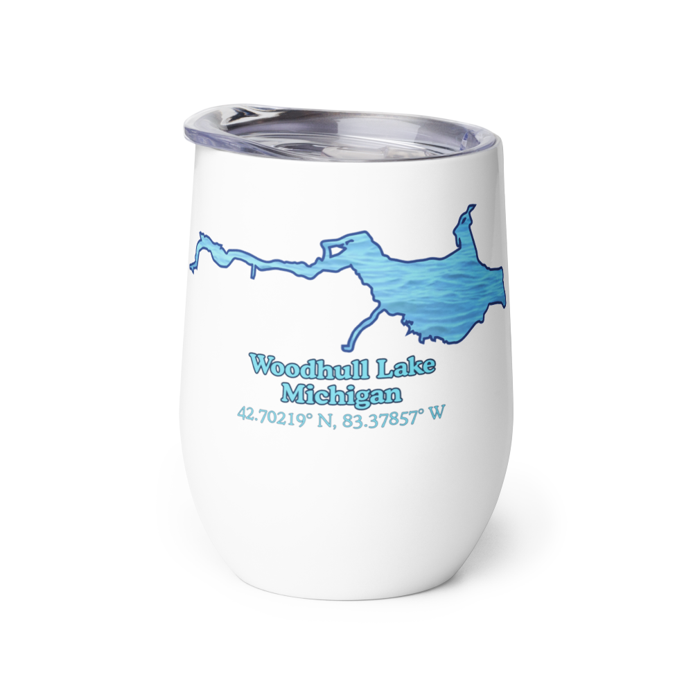 Woodhull Lake Wine Tumbler