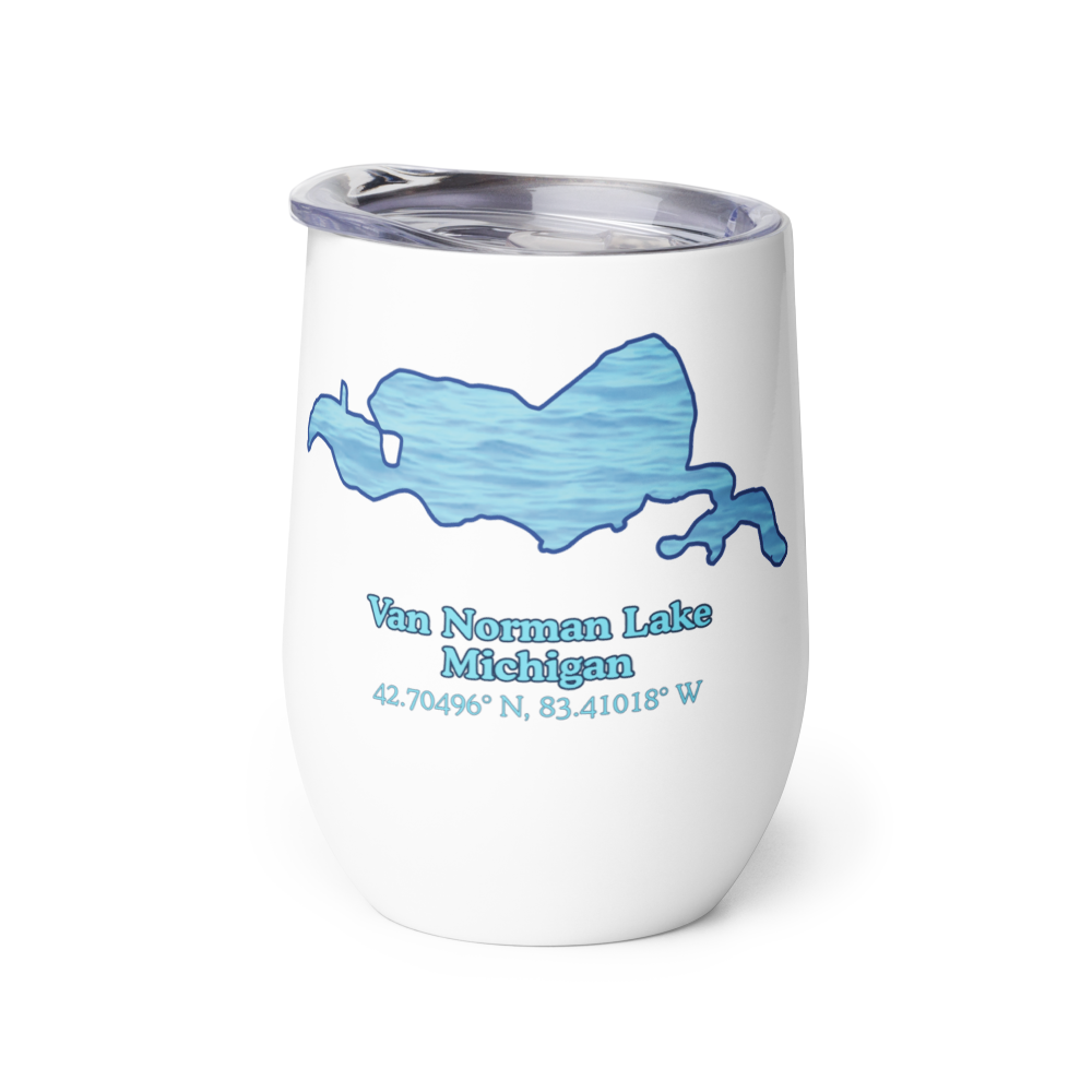 Van Norman Lake Wine Tumbler