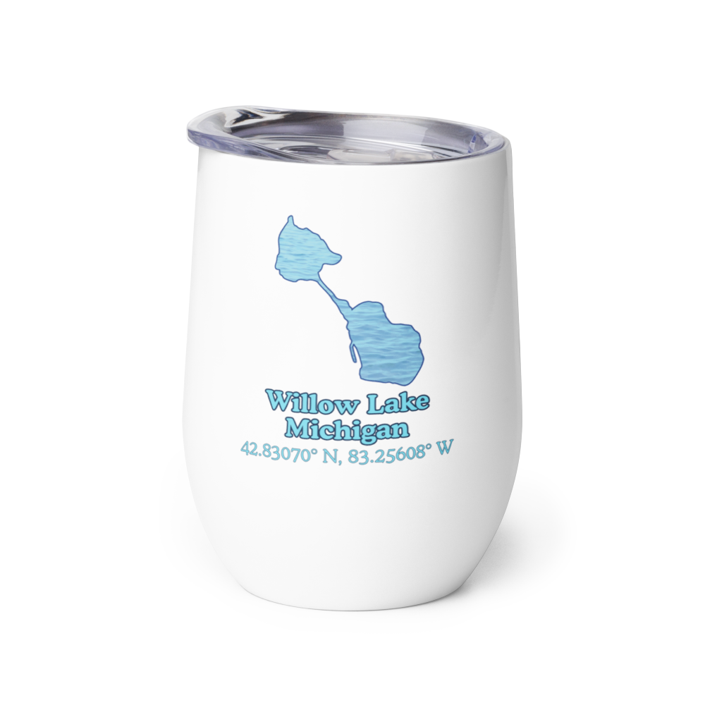 Willow Lake Wine Tumbler