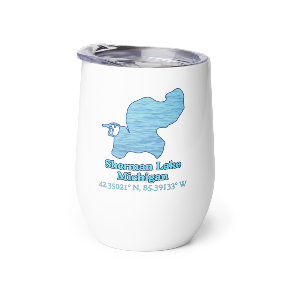 Sherman Lake Wine Tumbler