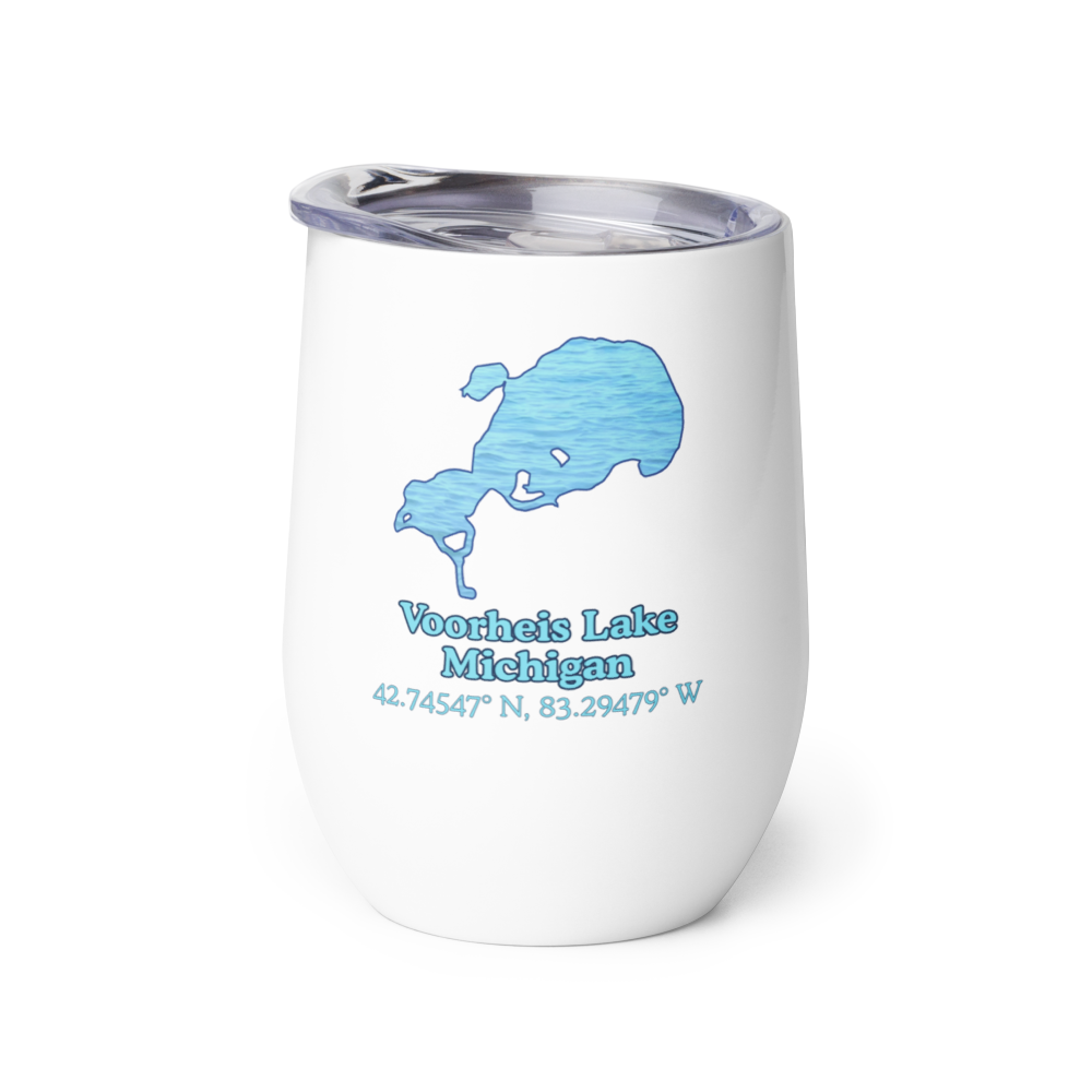 Voorheis Lake Wine Tumbler