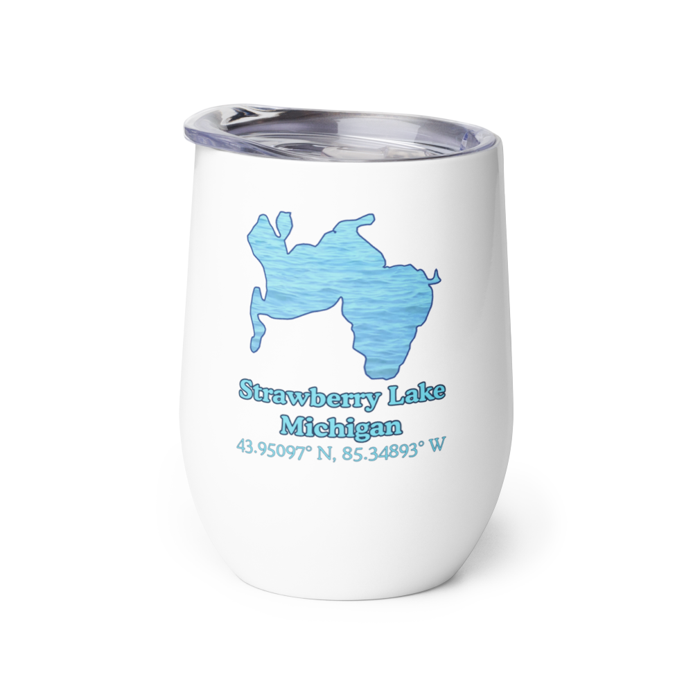 Strawberry Lake Wine Tumbler