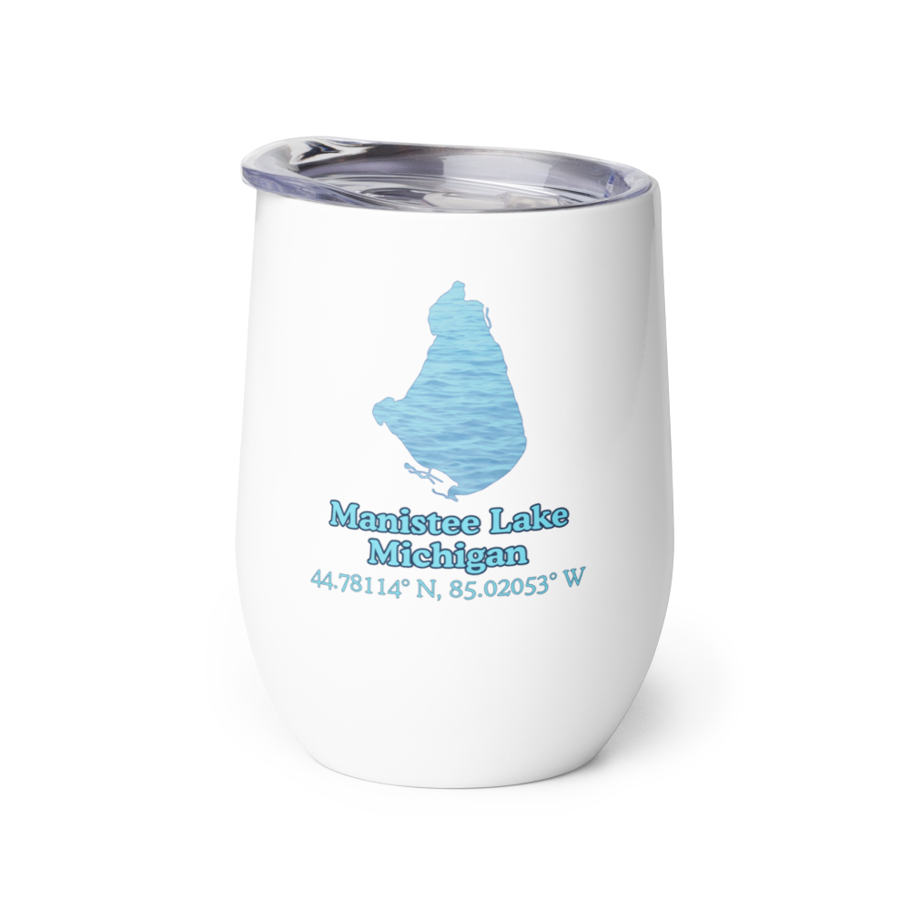 Manistee Lake Wine Tumbler
