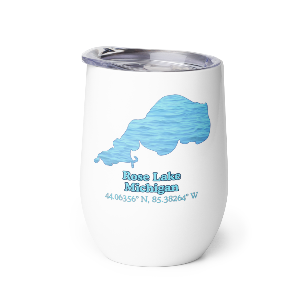 Rose Lake Wine Tumbler