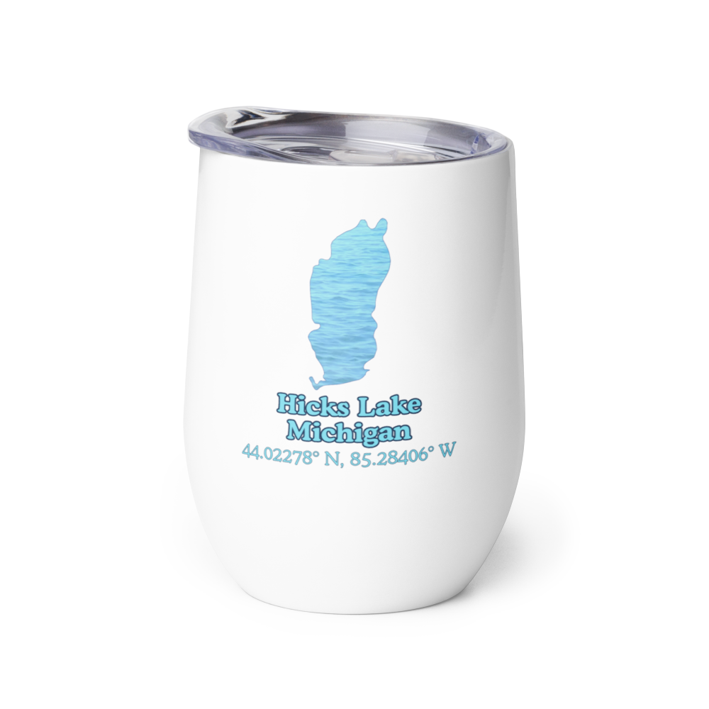 Hicks Lake Wine Tumbler