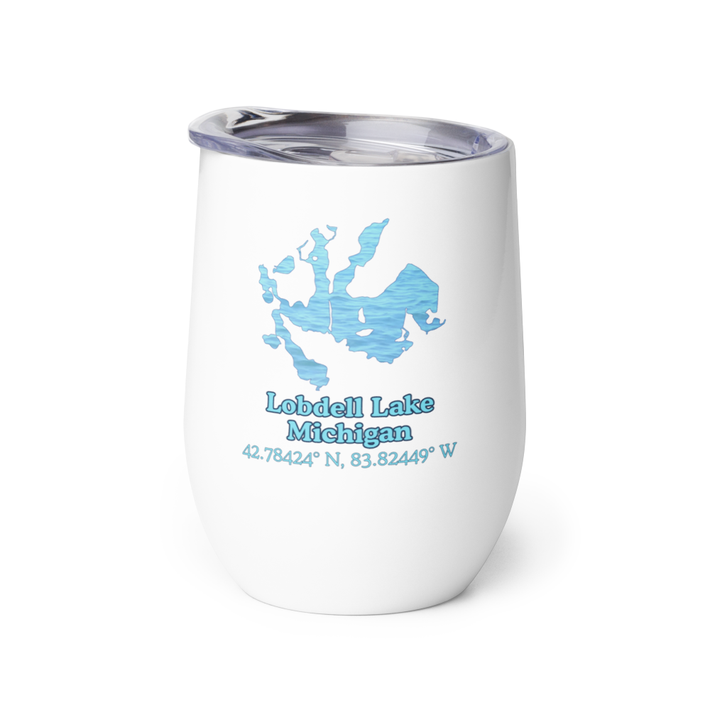 Lobdell Lake Wine Tumbler