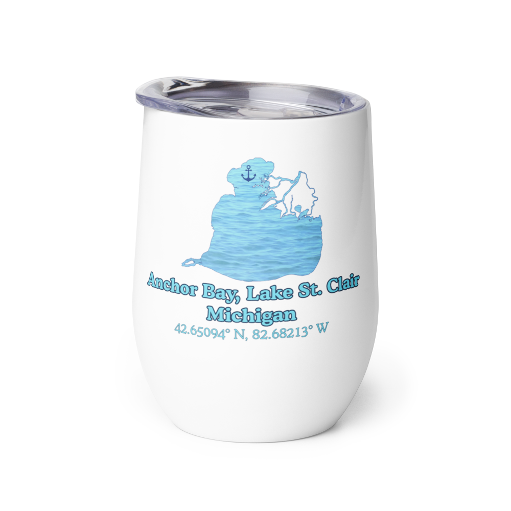 Anchor Bay, Lake St. Clair Wine Tumbler