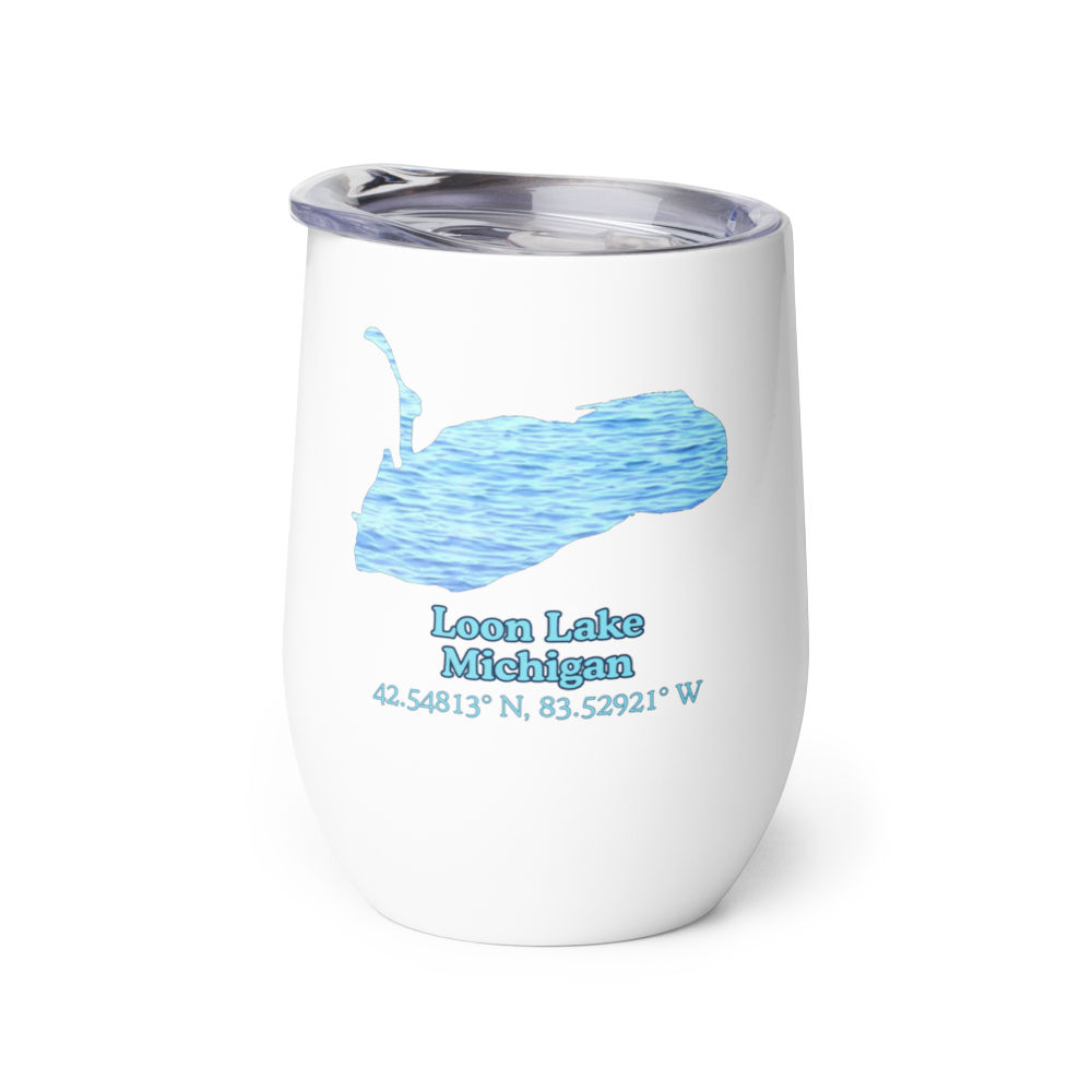 Loon Lake Wine Tumbler
