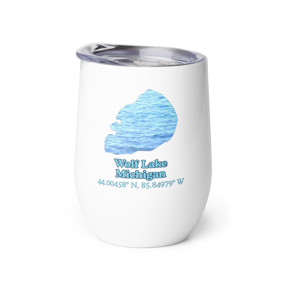 Wolf Lake Wine Tumbler